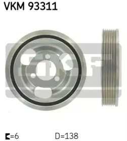 Ременный шкив SKF для PEUGEOT 207 CC (WD_) 1.6 16V Turbo